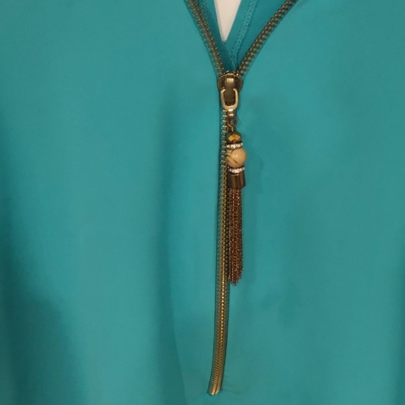 Aqua colored high low top - Picture 3 of 3